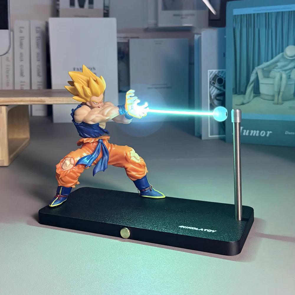 Dragon Ball Z Goku Kamehameha Creative Magnetic Ambient Light Model Decor