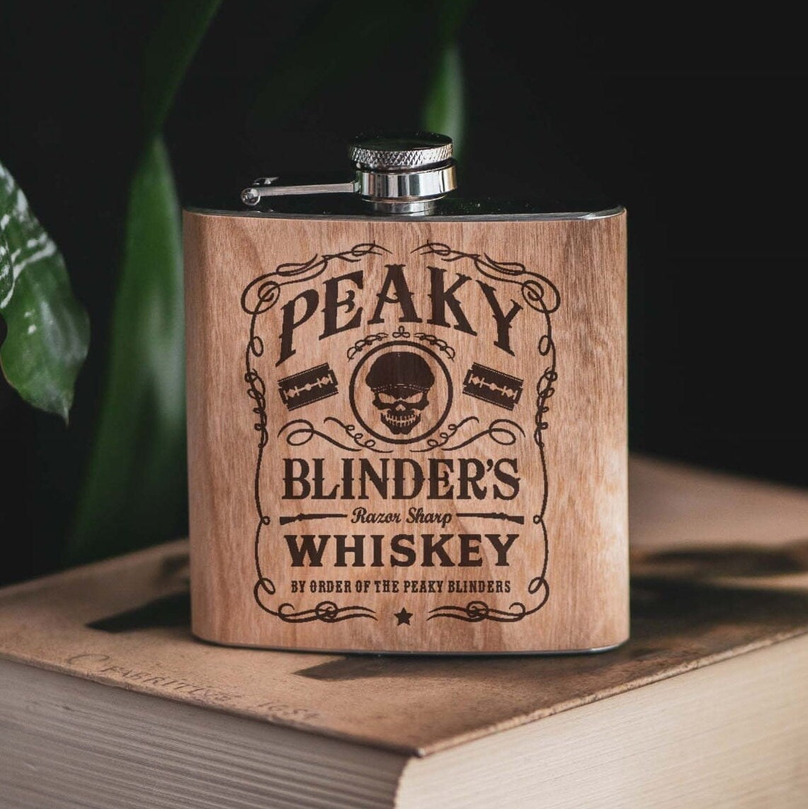 Peaky Blinders Drewniana kolba biodrowa