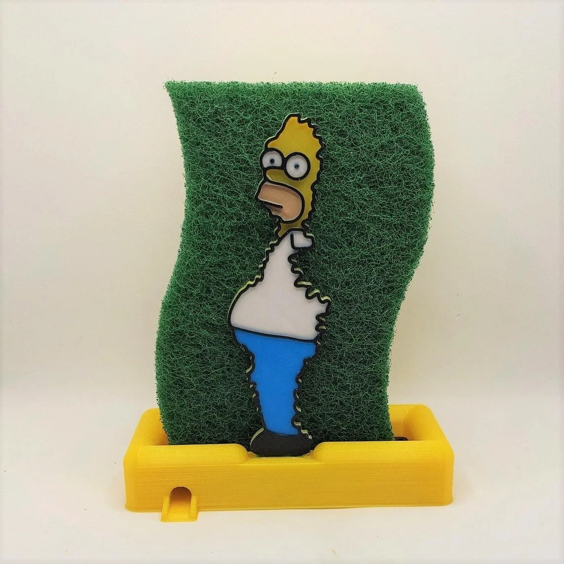 Homer Simpson Funny Soap & Sponge Drain Rack for Kitchen Sink