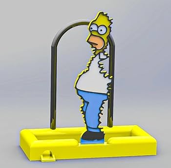 Lustiges Seifen- und Schwamm-Abtropfgestell für die Küchenspüle mit Homer Simpson
