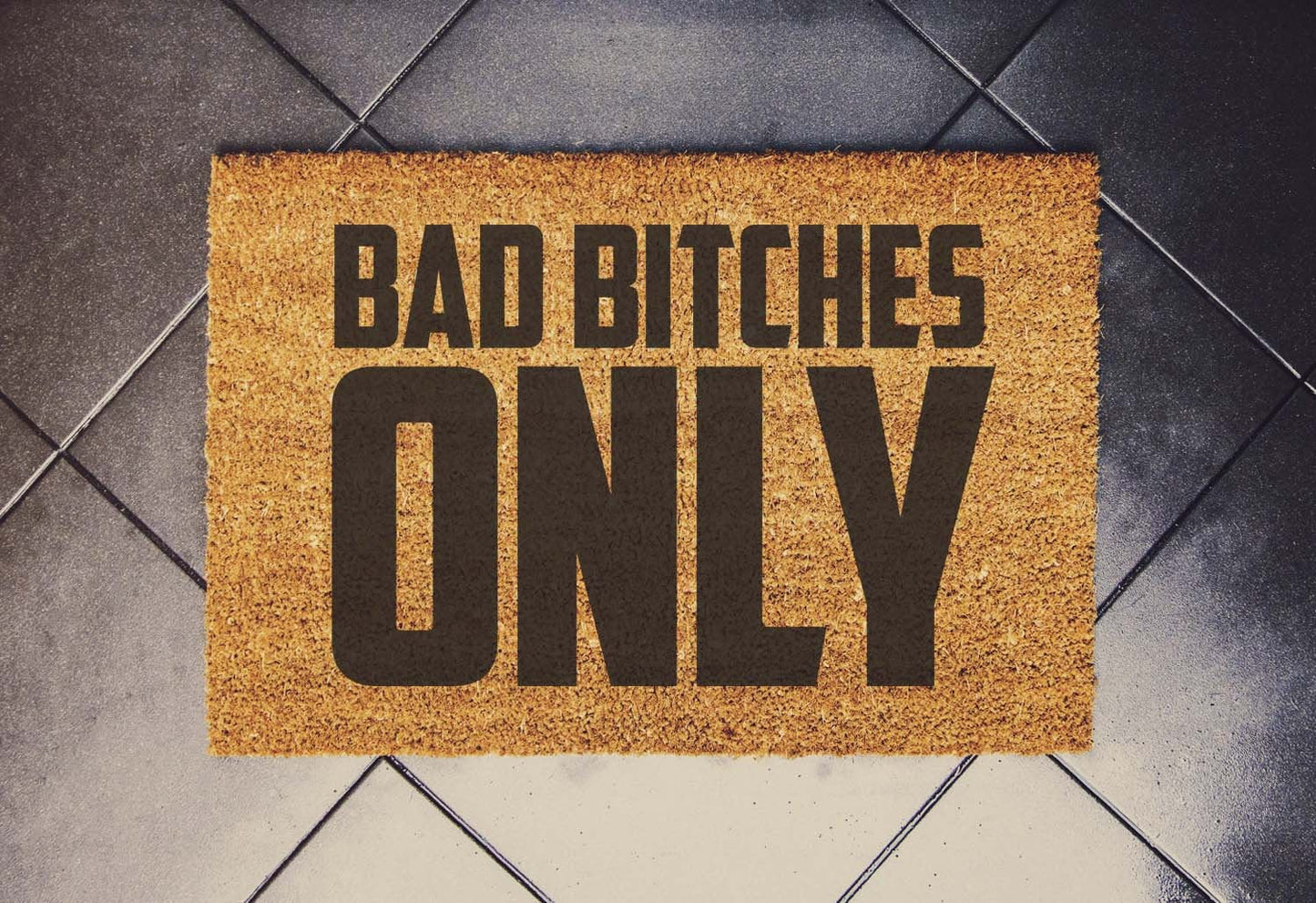 Bad Bitches Only Shoes Doormat, Funny Doormat, Funny Door Mat, Birthday Gift, Wedding Gift
