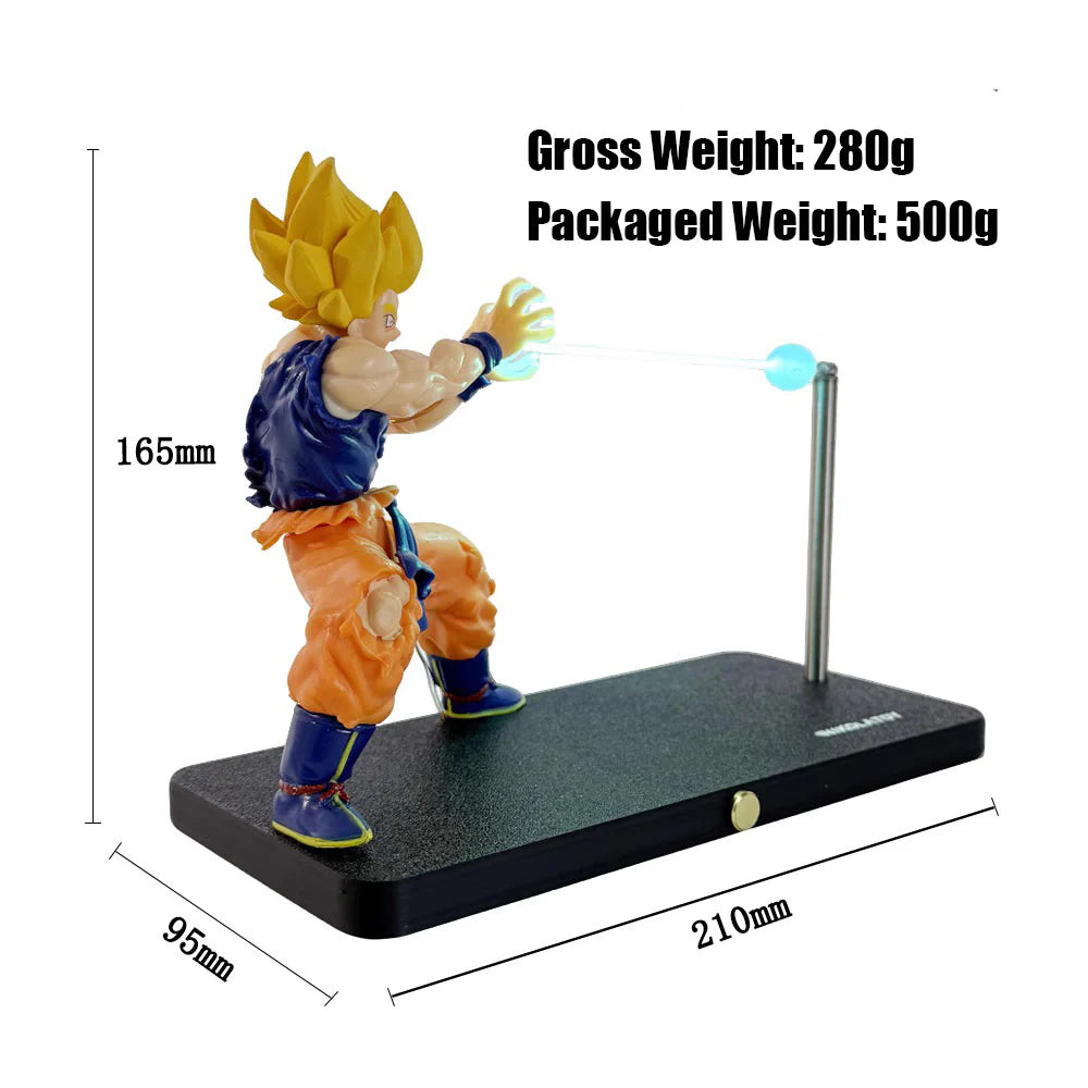 Dragon Ball Z Goku Kamehameha Creative Magnetic Ambient Light Model Decor