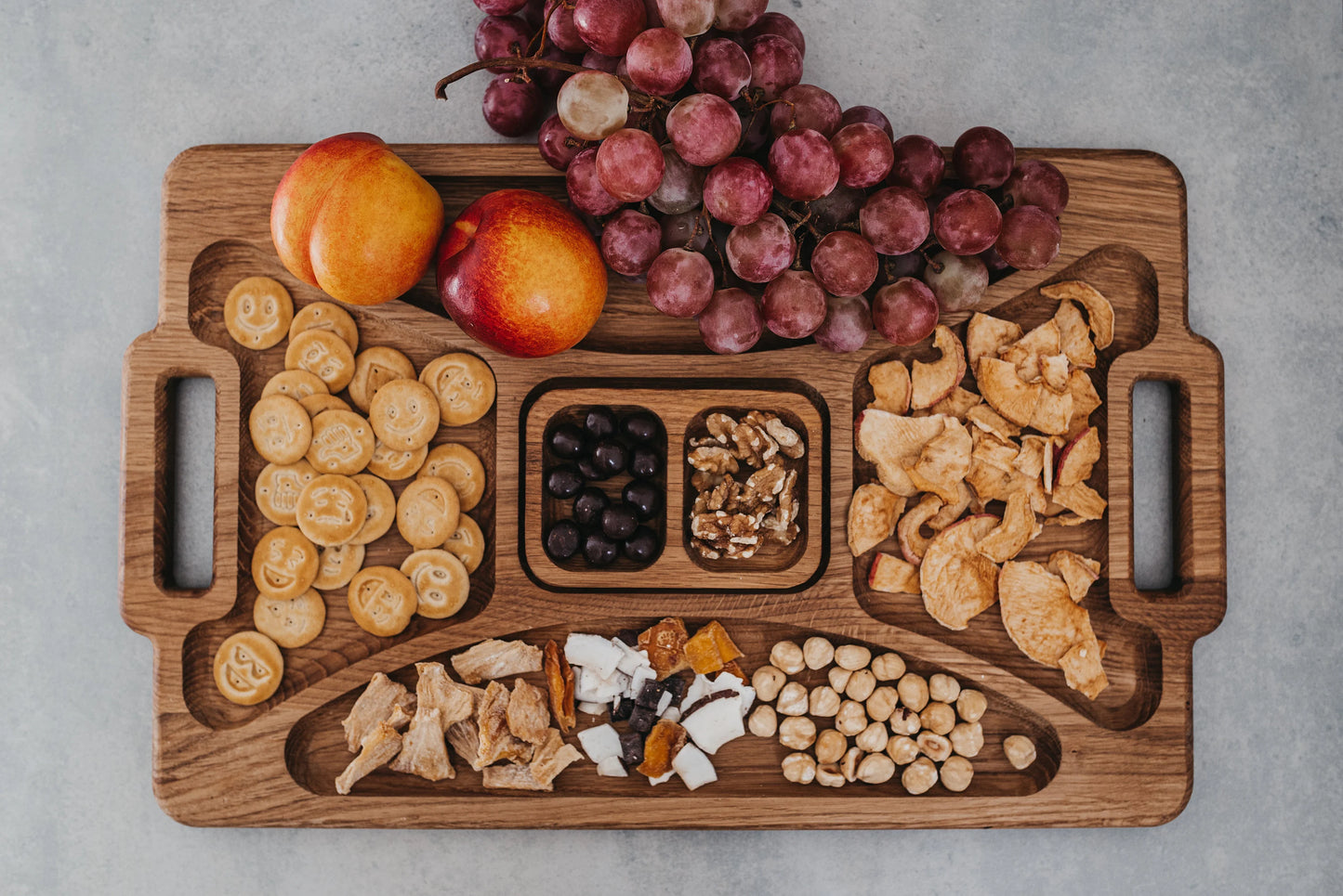 OAK XXL snack plate for cold meats and snacks