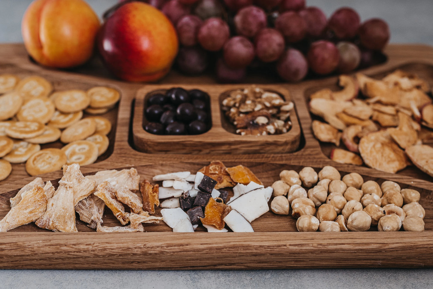 OAK XXL snack plate for cold meats and snacks