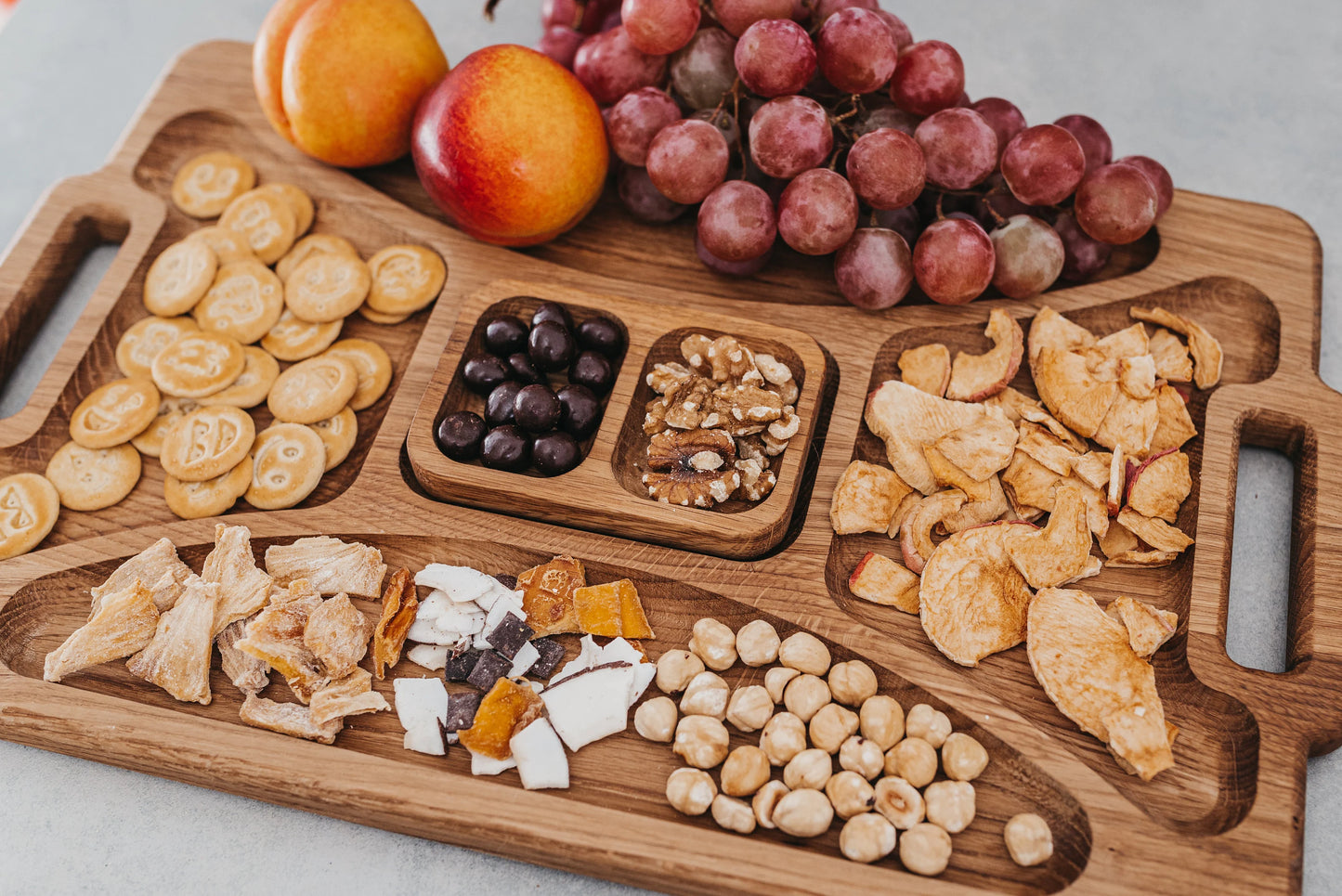 OAK XXL snack plate for cold meats and snacks