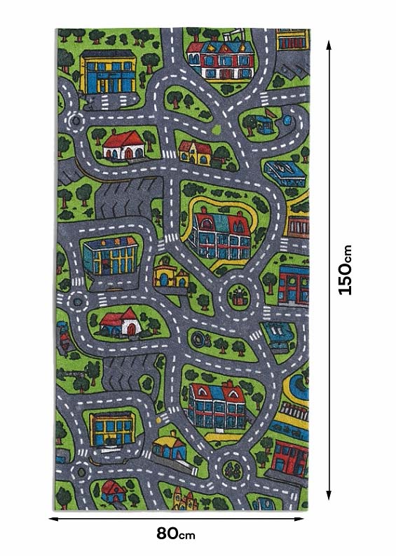 Beach Towel City Carpet | Nostalgia – A Return to the '90s with the Iconic Play Rug Design | 2000s Gift