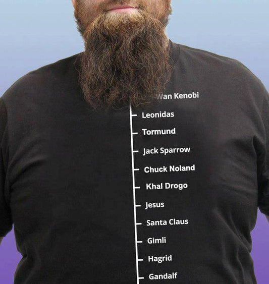Beard Lengths T-Shirt | The Perfect Gift for a Pop Culture Fan |