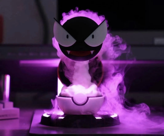 Gastly Pokémon Luftbefeuchter – LED-Lampe, Luftreiniger &amp; Desktop-Zerstäuber als Geschenk